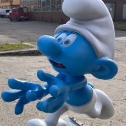 Uwaga Smurfy! Model laminowany 150 cm
