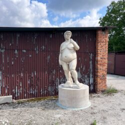 Rzeźba "Gruby Dawid" dla Parku Rozrywki Wyspy